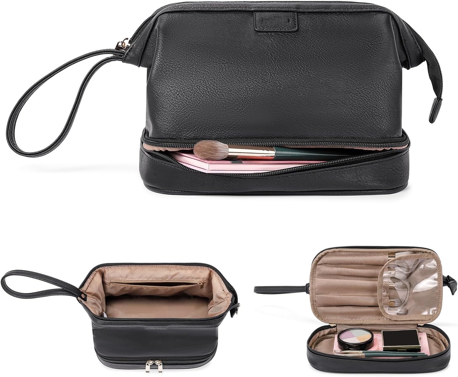 Double Layer Cosmetic Bag for Women