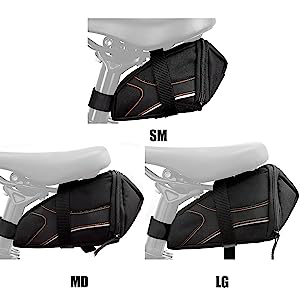 Bicycle Strap-On Bike Saddle Bag (2)