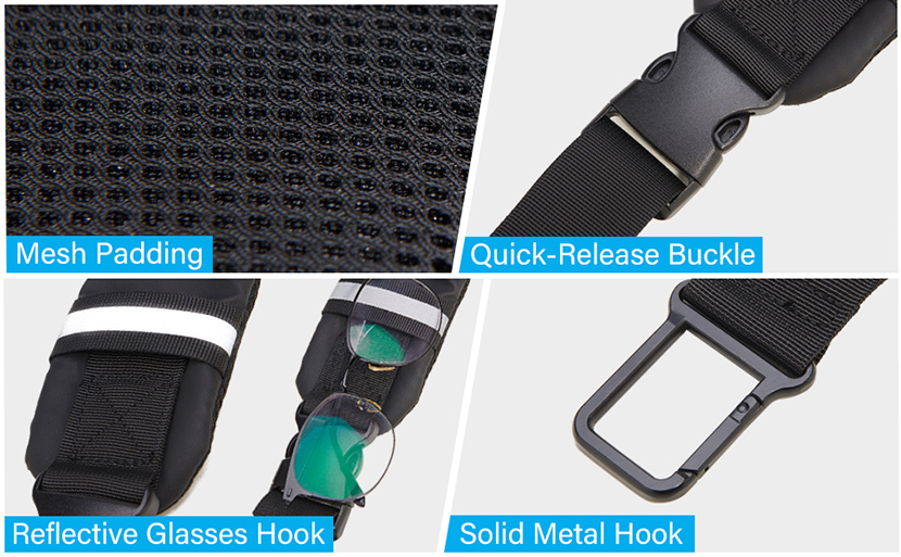 Waterproof Hard Carrying Case Drone Sling Backpack Bag  (10)