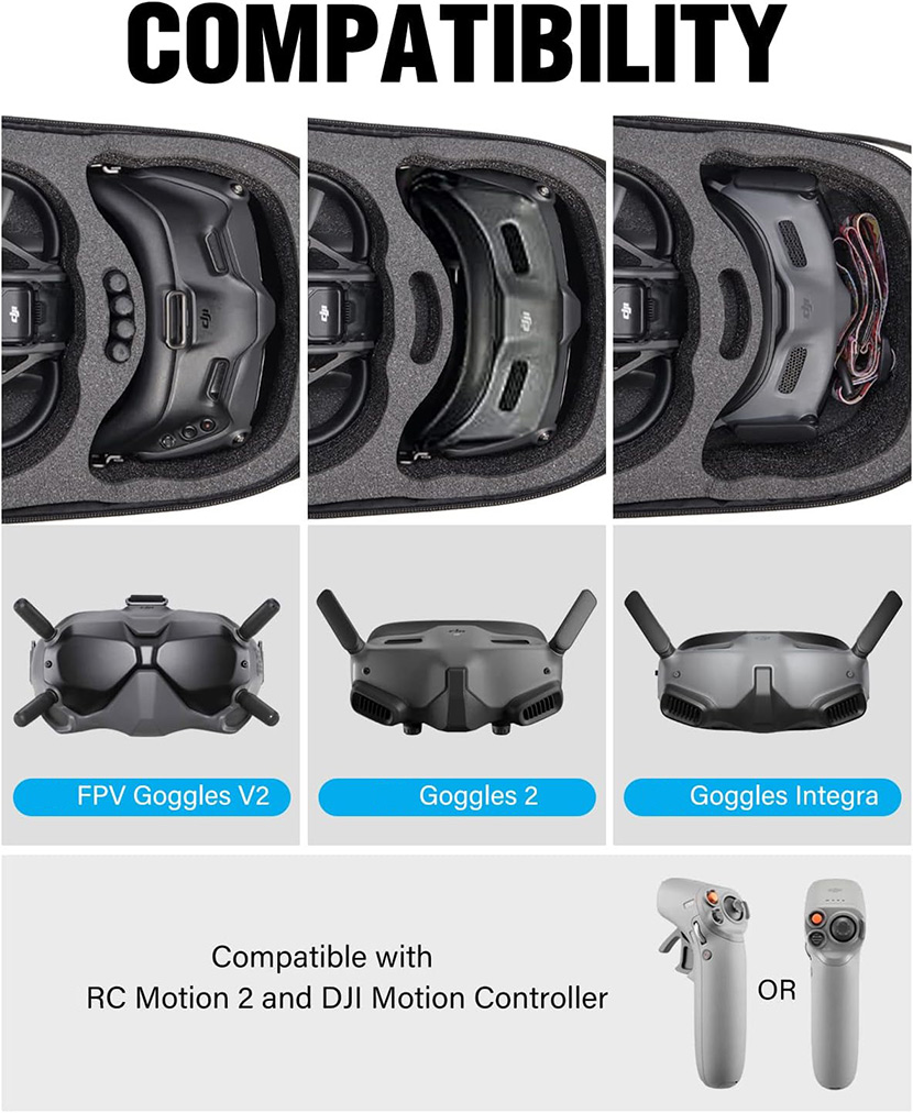 Waterproof Hard Carrying Case Drone Sling Backpack Bag  (2)